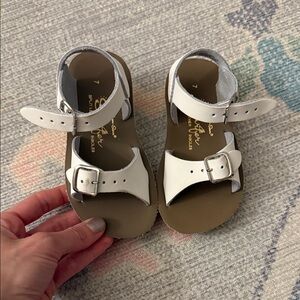 Girls Salt Water Sandals in White